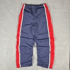 Reebok Pants Mens XL Lined Windbreaker Track Joggers VTG Y2K Baggy Red &‎ Blue